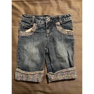 Girls High School Musical Rolled Up Capris Size 7